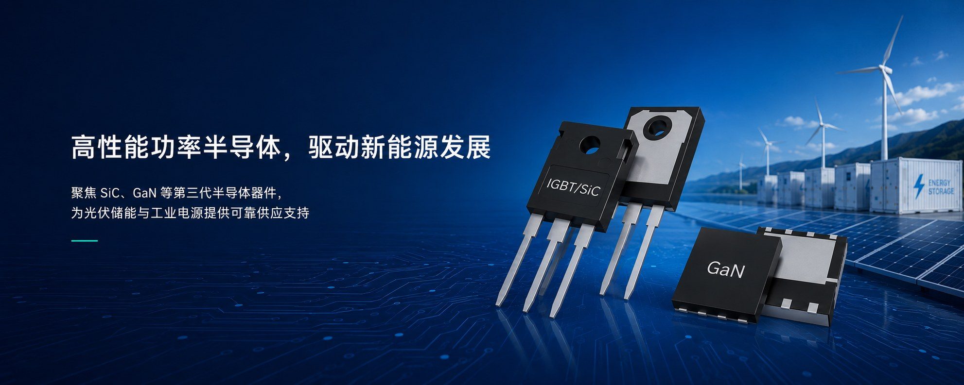高性能功率半导体，驱动新能源发展 —— 聚焦 SiC、GaN 等第三代半导体器件