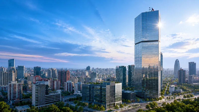 羚贸科技所在的城市写字楼群